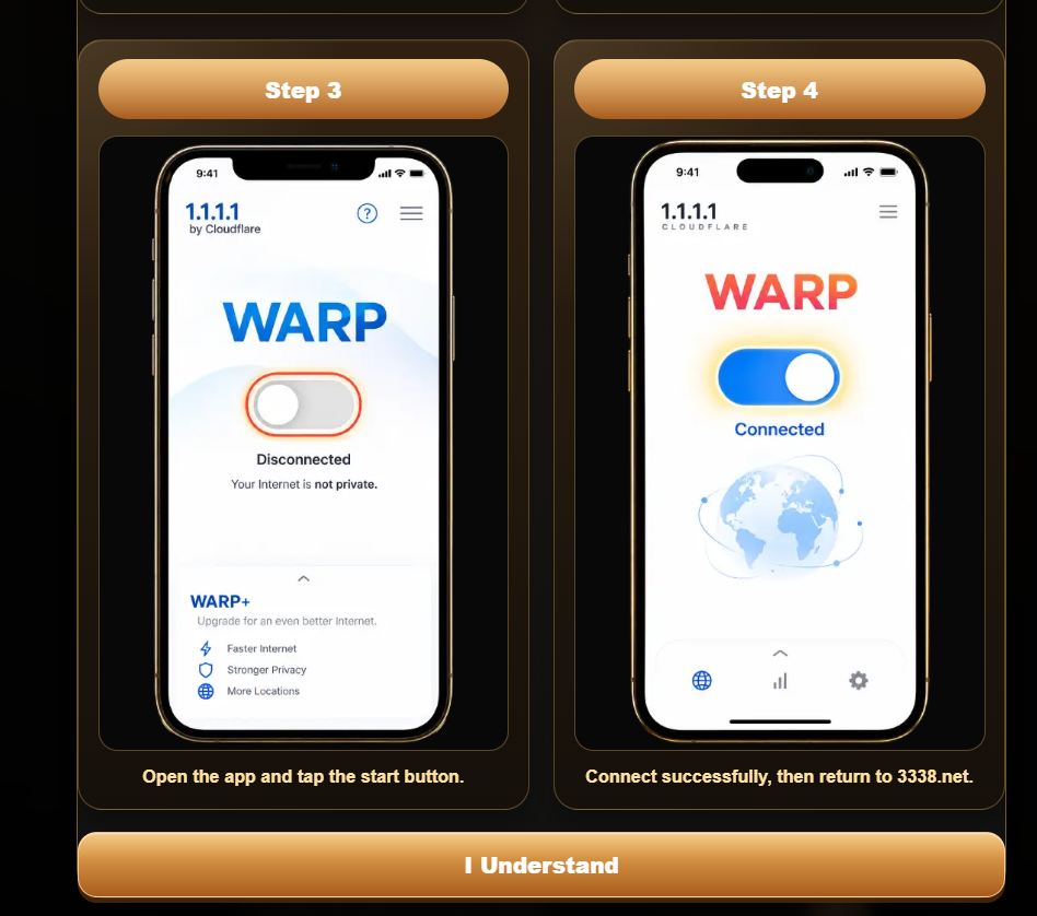 iOS step 3: Open the app, follow setup and approve the VPN profile when your device asks.